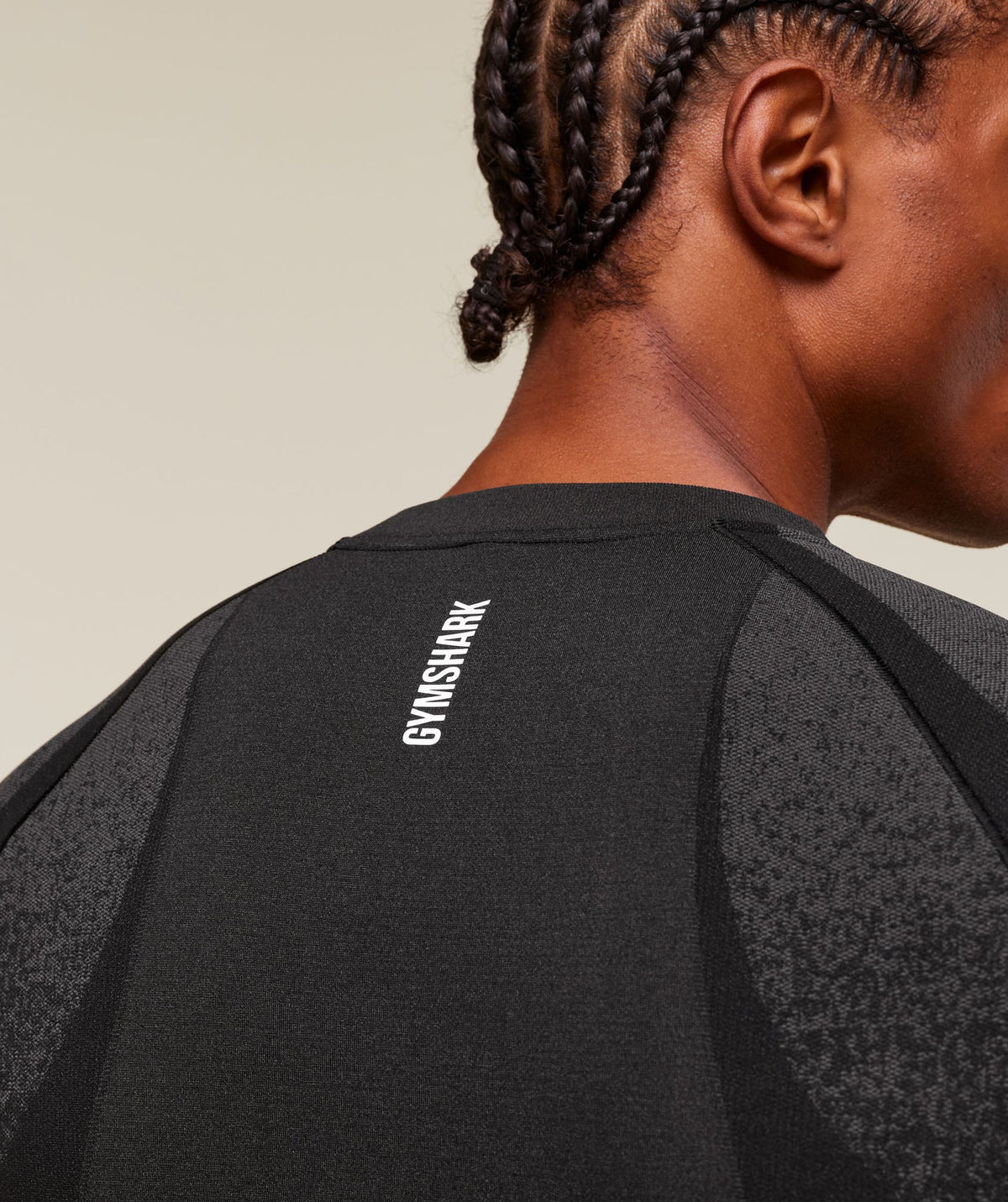Shadow Seamless Long Sleeve T-Shirt - Black