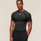 Gymshark Shadow Seamless T-Shirt - Black