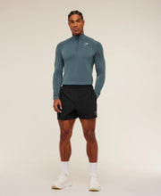 Vital Seamless 1/4 Zip - Iron Blue/Stealth Blue