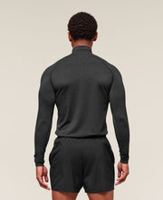 Vital Seamless 1/4 Zip - Black/Silhouette Grey